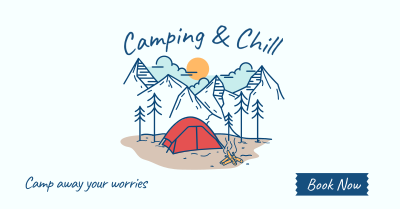 Camping and Chill Facebook Ad Image Preview