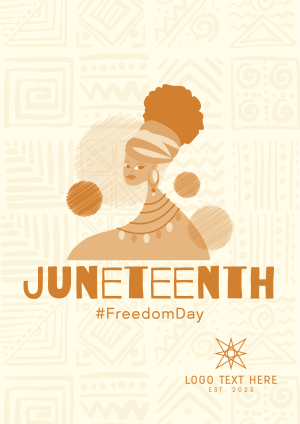 Celebrating Juneteenth Flyer Image Preview