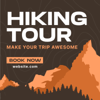 Awesome Hiking Experience Instagram Post Design