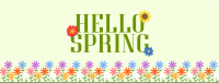 Hello Spring! Facebook Cover Design