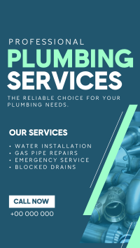 Expert Plumber Service Facebook story Image Preview