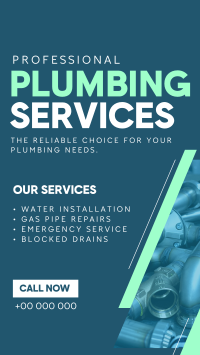 Expert Plumber Service Facebook Story Image Preview