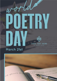 Reading Poetry Flyer Design