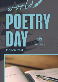 Reading Poetry Flyer Image Preview
