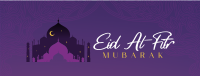 Starry Eid Al-Fitr Facebook cover Image Preview