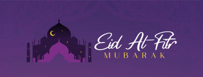 Starry Eid Al-Fitr Facebook cover Image Preview