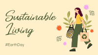 Sustainable Living Facebook Event Cover Design