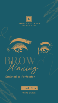 Eyebrow Waxing Service Instagram Reel Design