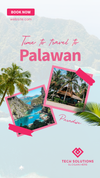 Palawan Paradise Travel Facebook story Image Preview