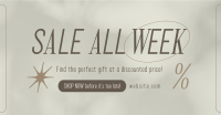 Minimalist Week Sale Facebook ad Image Preview