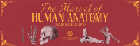 Vintage Science Day Expo Twitter Header Design