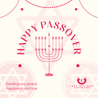 Happy Passover Greetings Instagram Post Design