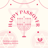 Happy Passover Greetings Instagram post Image Preview