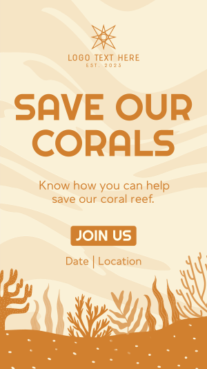 Care for the Corals Facebook story Image Preview