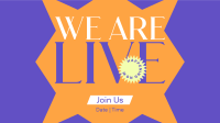 We Are Live Video Image Preview