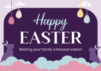Easter Ornaments Postcard Image Preview