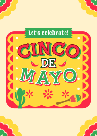 Cinco de Mayo Picado Greeting Flyer Image Preview
