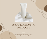 Organic Cosmetic Facebook Post Design