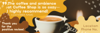 Quirky Cafe Testimonial Twitter Header Image Preview