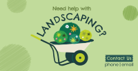 Ecoscapes Gardening Facebook Ad Design