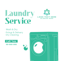 Laundry Service Instagram Post Image Preview