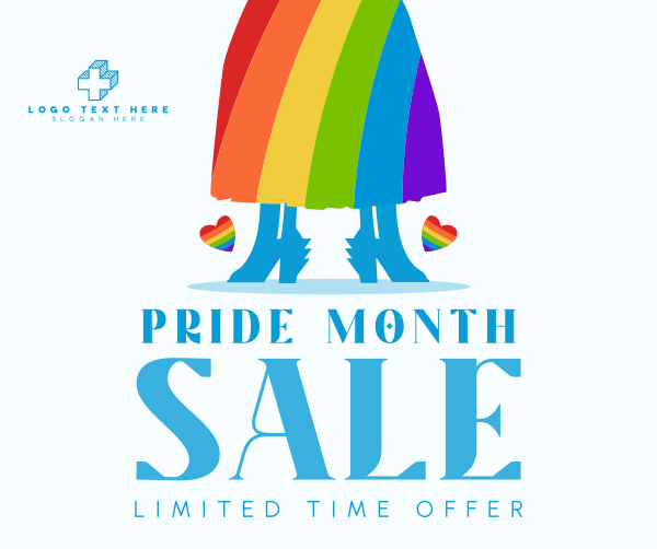 Pride Clearance Sale Facebook Post Design