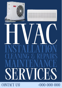 Editorial HVAC Service Flyer Image Preview