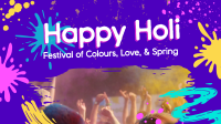 Holi Celebration Animation Image Preview