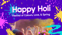 Holi Celebration Animation Preview