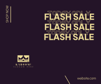 Flash Sale Shop Facebook Post Design