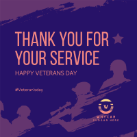 Thank You Veterans Instagram post Image Preview