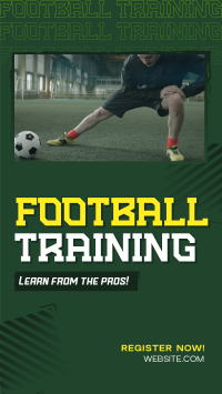 Football Camp Training TikTok Video Image Preview