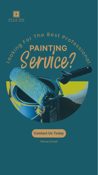 The Painting Service Facebook Story Design