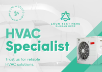 HVAC Specialist Postcard Image Preview