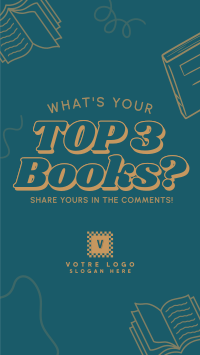 Top 3 Fave Books Instagram Story Design