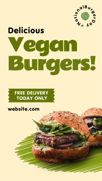 Vegan Burgers Instagram Story Design