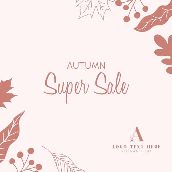 Autumn Super Sale Instagram Post Design Image Preview