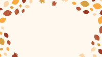 Autumn Leaf Mosaic Zoom Background Image Preview