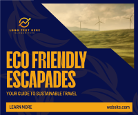 Sustainable Travel Tips Facebook Post Preview