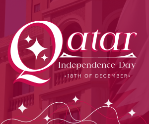 Qatar National Day Facebook post Image Preview