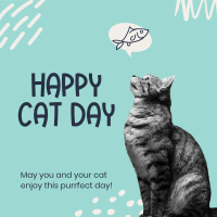 Simple Cat Day Instagram post Image Preview