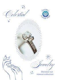 Celestial Jewelry Collection Poster Design