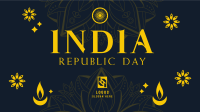 Decorative India Day Facebook event cover Image Preview