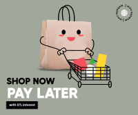 Cute Shopping Bag Facebook post Image Preview