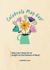 May Day in a Pot Poster Design