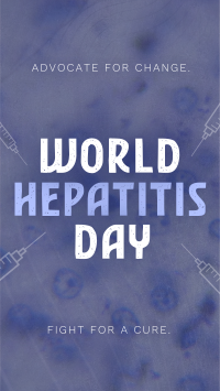 Minimalist Hepatitis Day Awareness TikTok Video Image Preview