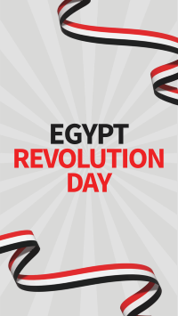 Egypt Revolution Day Facebook story Image Preview