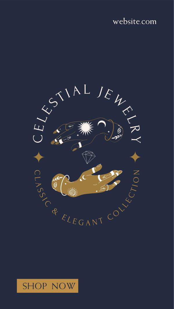 Celestial Collection Instagram Story Design