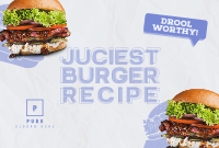 Double Special Burger Pinterest board cover Image Preview