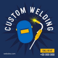 Custom Welding Linkedin Post Design